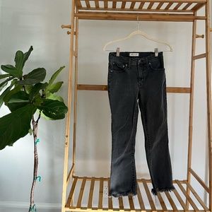 Madewell Black Cali Demi Boot Jeans